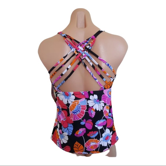 Island escape tankini strappy Tank - Picture 3 of 10